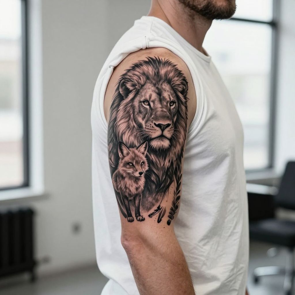 2 child tattoo ideas for dad 10