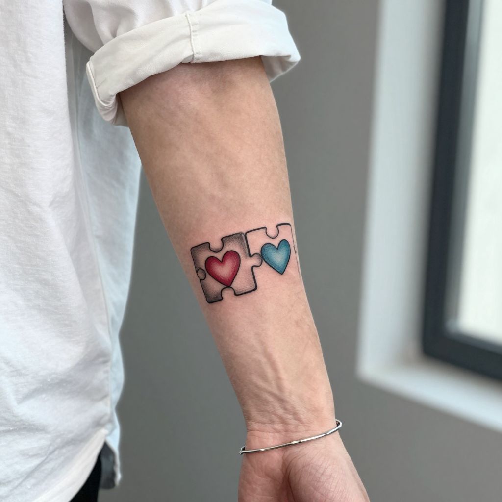 2 child tattoo ideas for dad 3