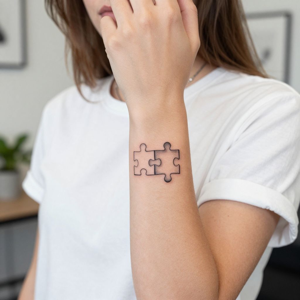 Puzzle Piece Tattoos