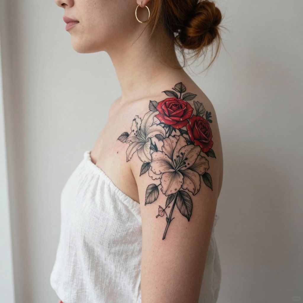 Flowers Representing Each Year Tattoo