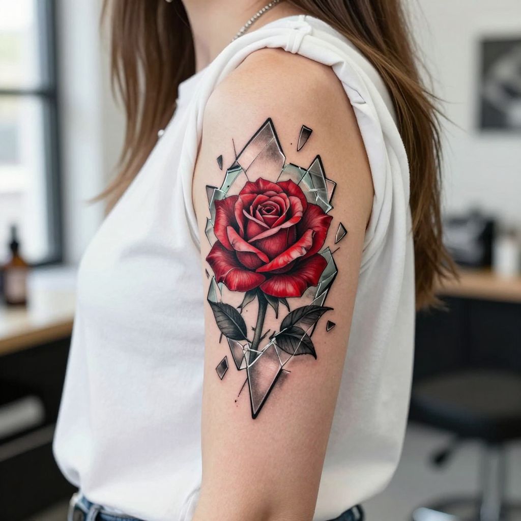 The Rose And The Glass Shard