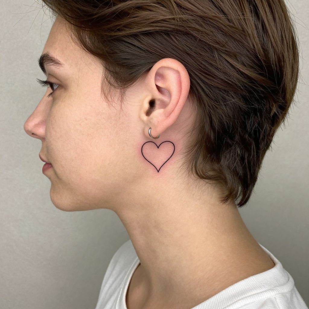 Tiny Heart Outline