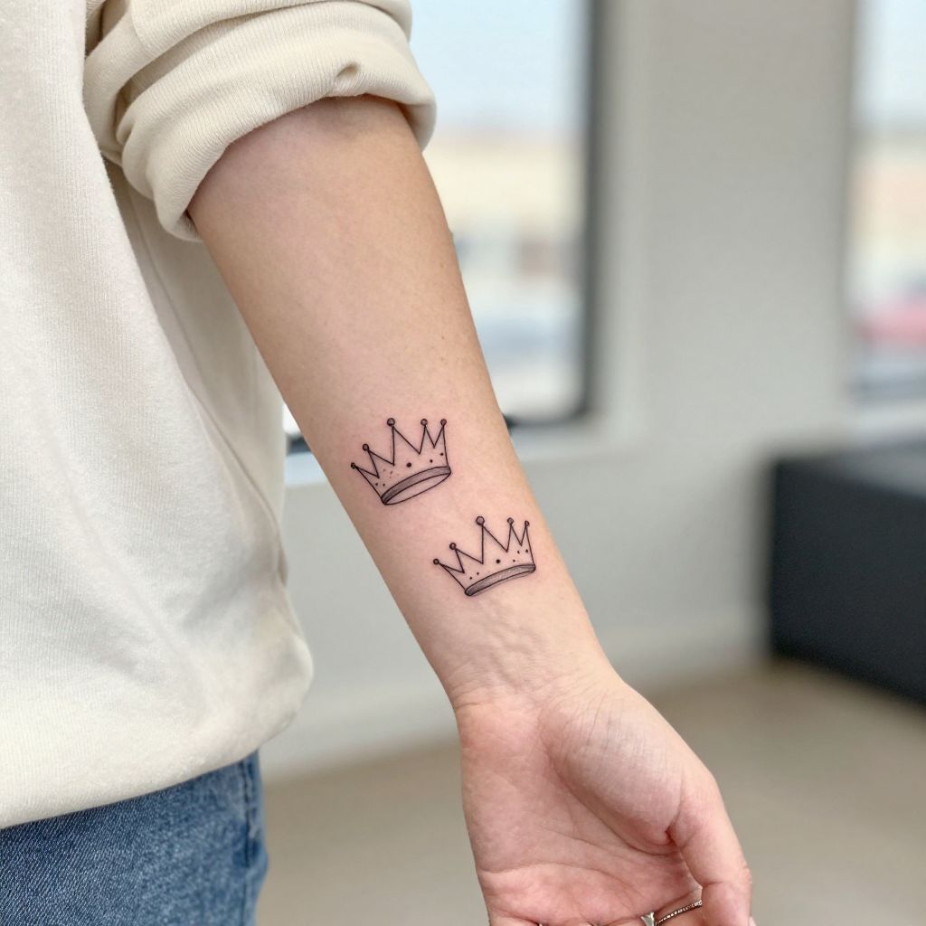 Tiny Crown Pair