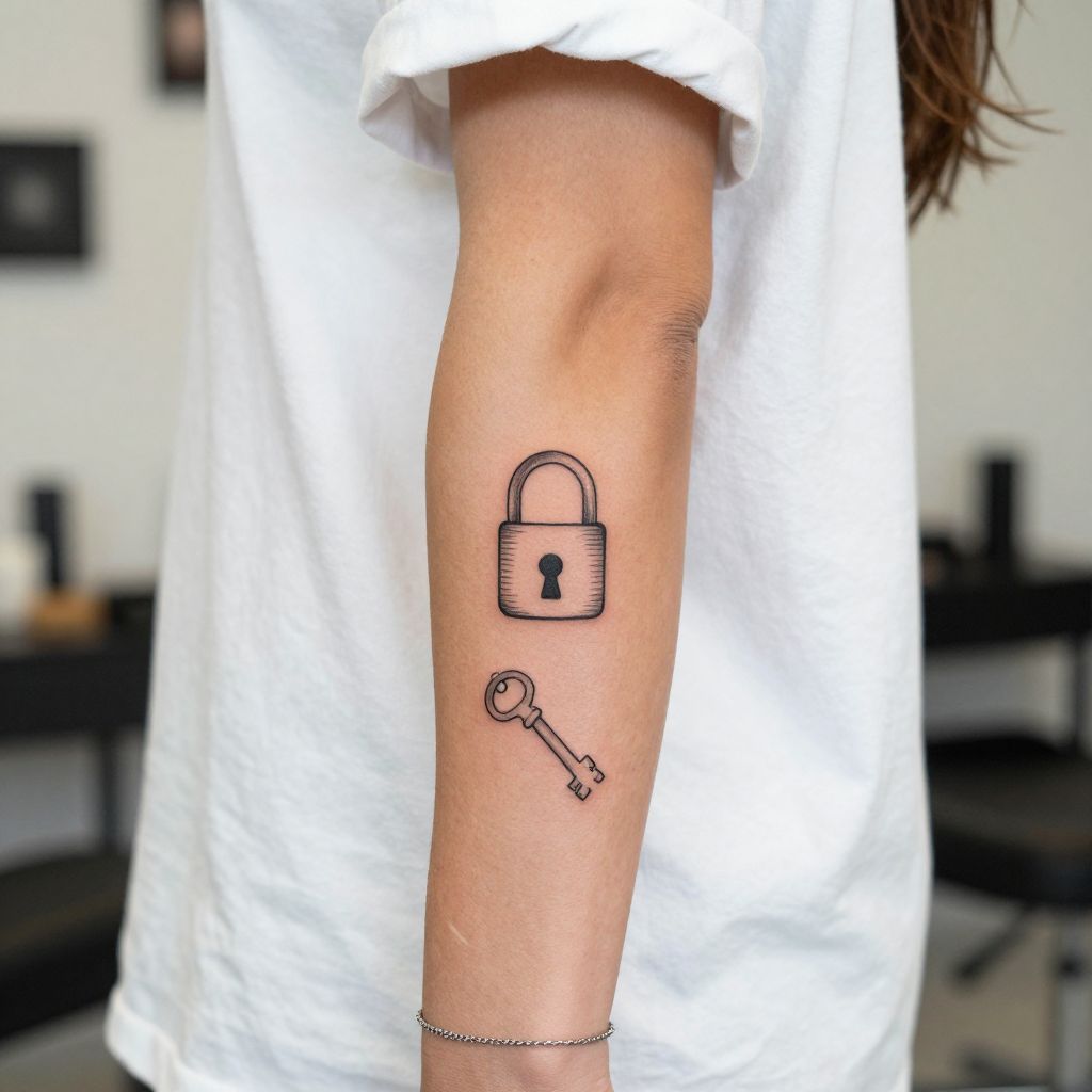 Tiny Lock and Key