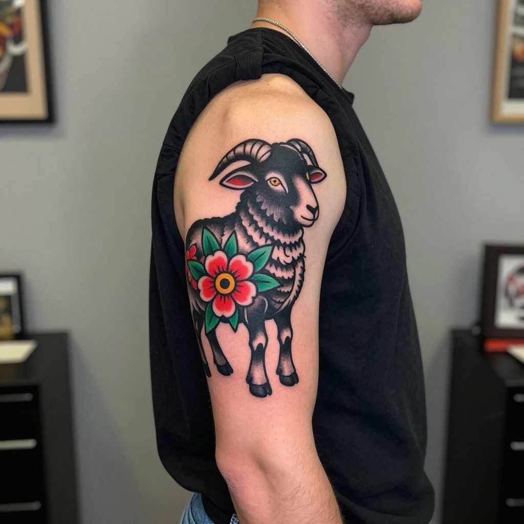 Traditional Style Black Sheep