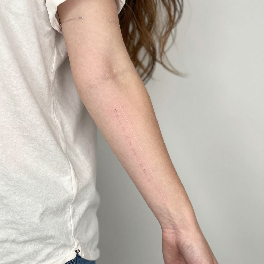 Coordinates or Dates in Subtle Ink