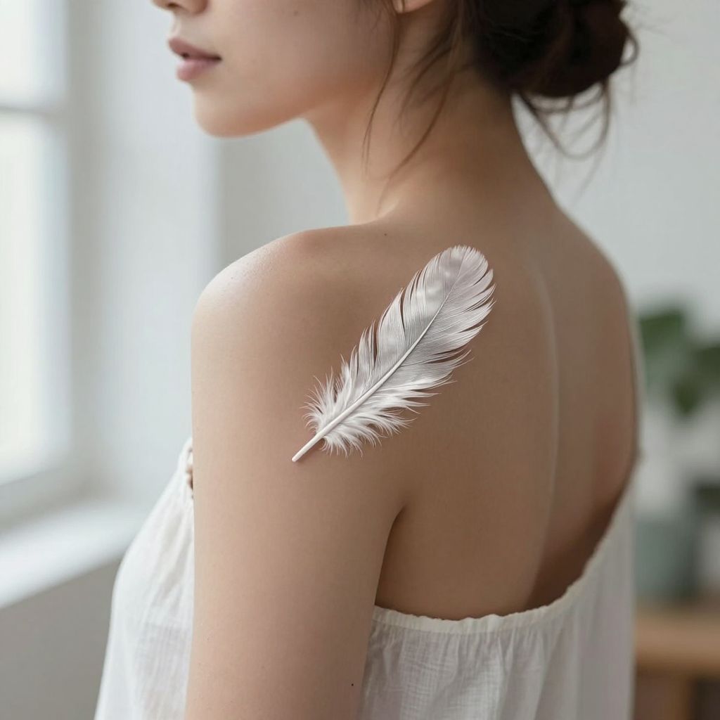 Feather and Wings with Wispy Detailing