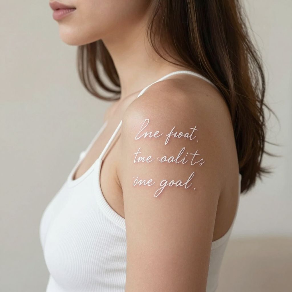 Scripted Quotes in White