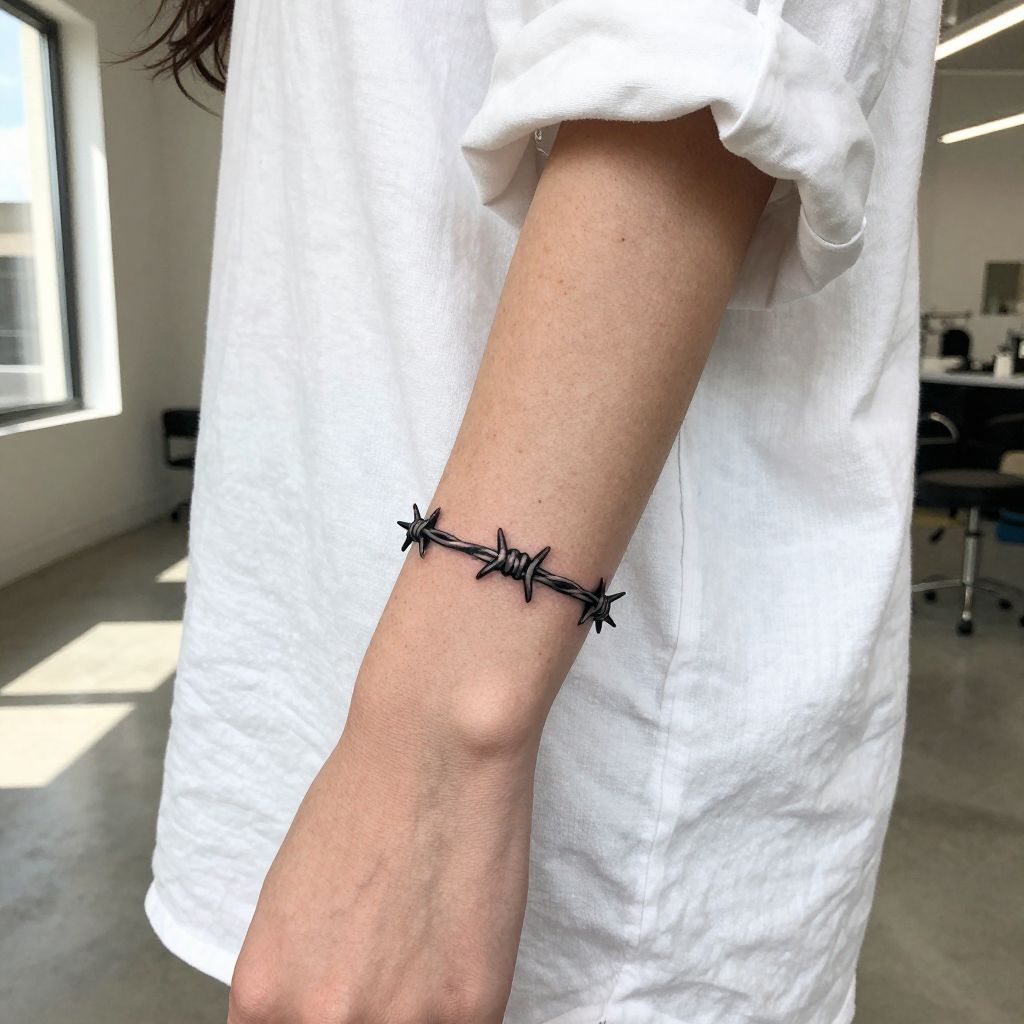 Barbed Wire Bracelet