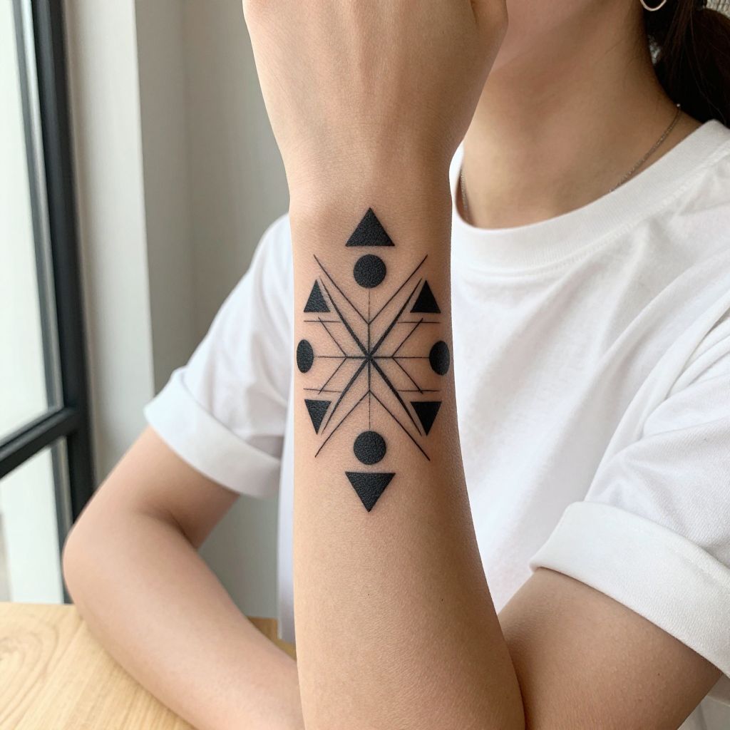 Geometric Band Bracelet