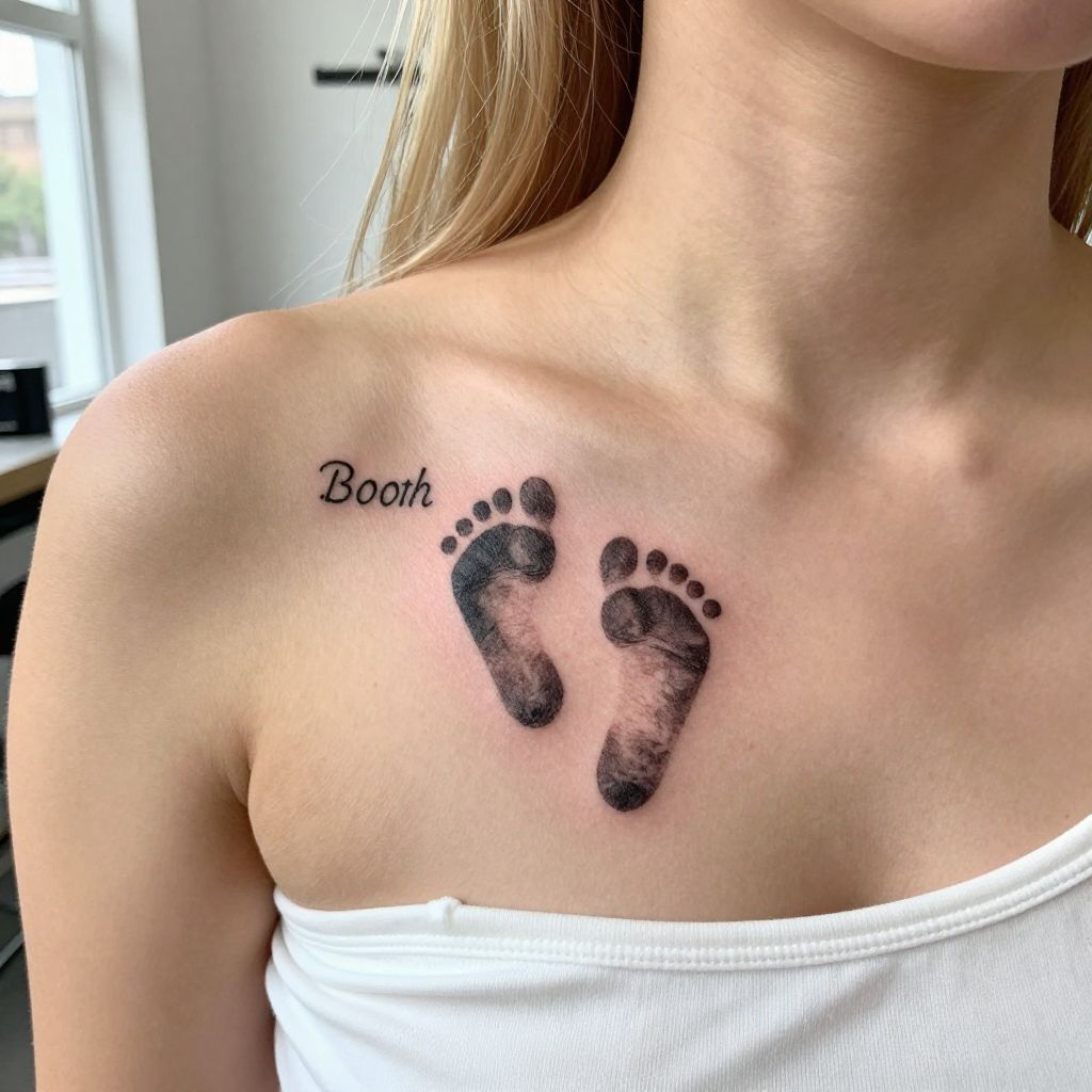 child birth date tattoo ideas 9