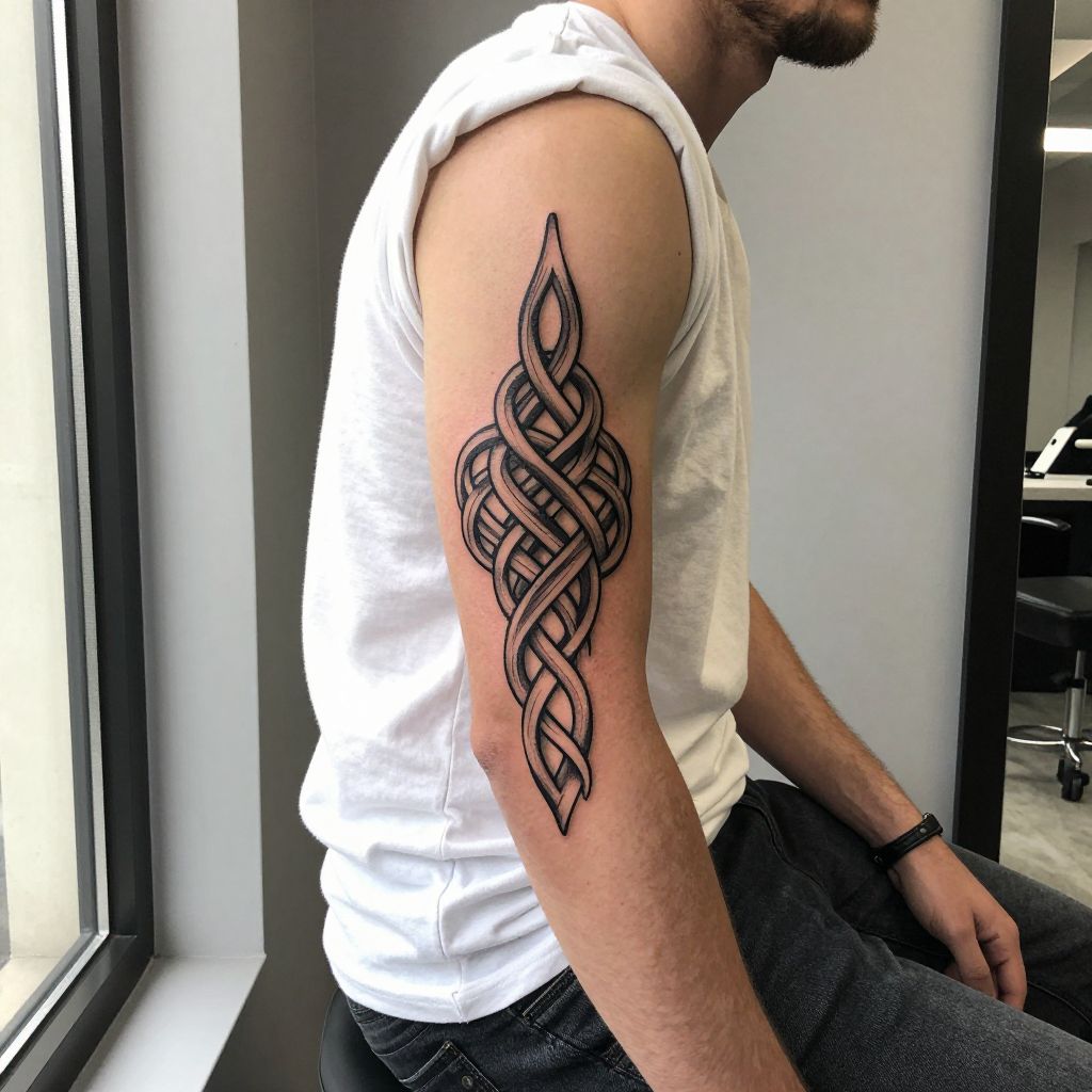 Celtic Knot cover up tattoo ideas male
