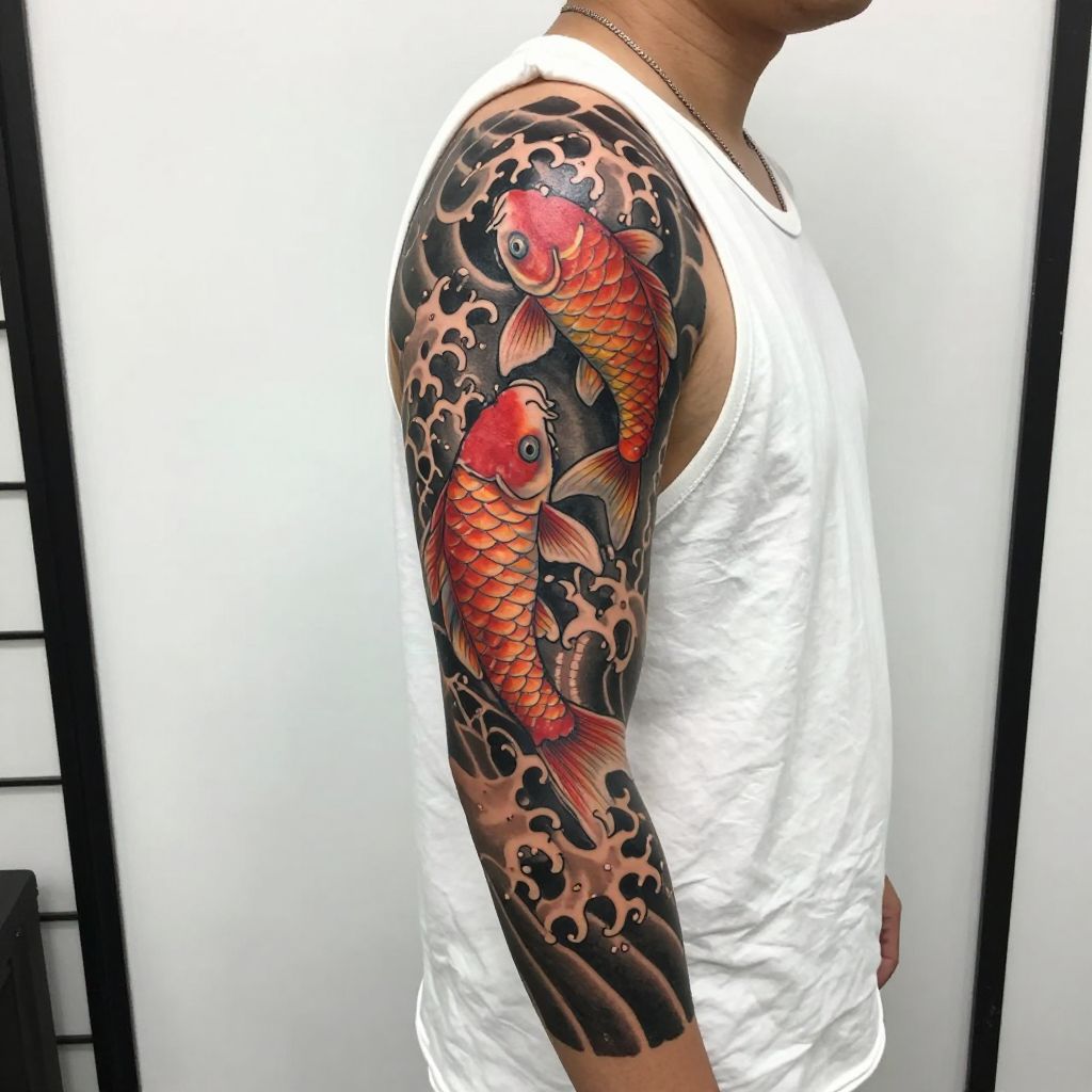 Japanese Koi Fish