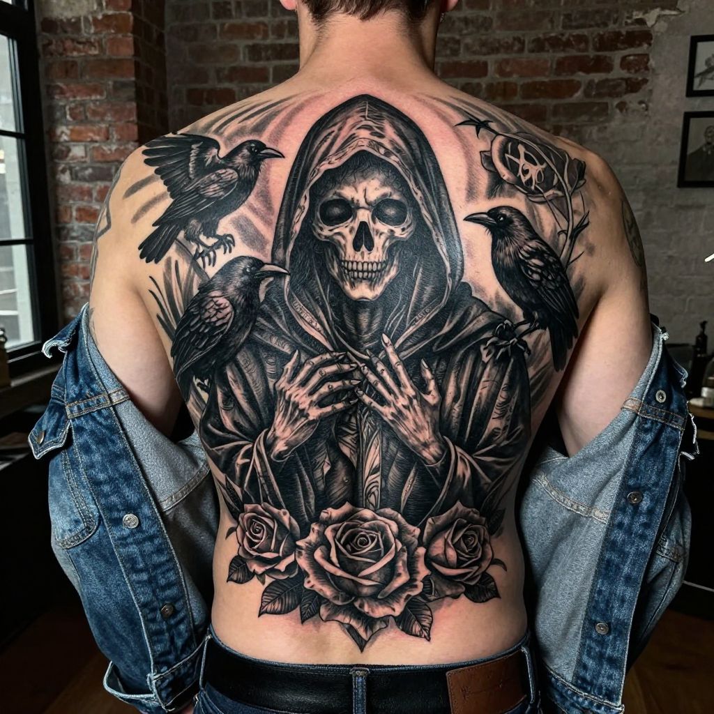 Death tattoo idea 6
