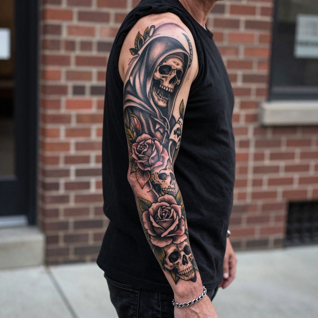 Death tattoo idea 7