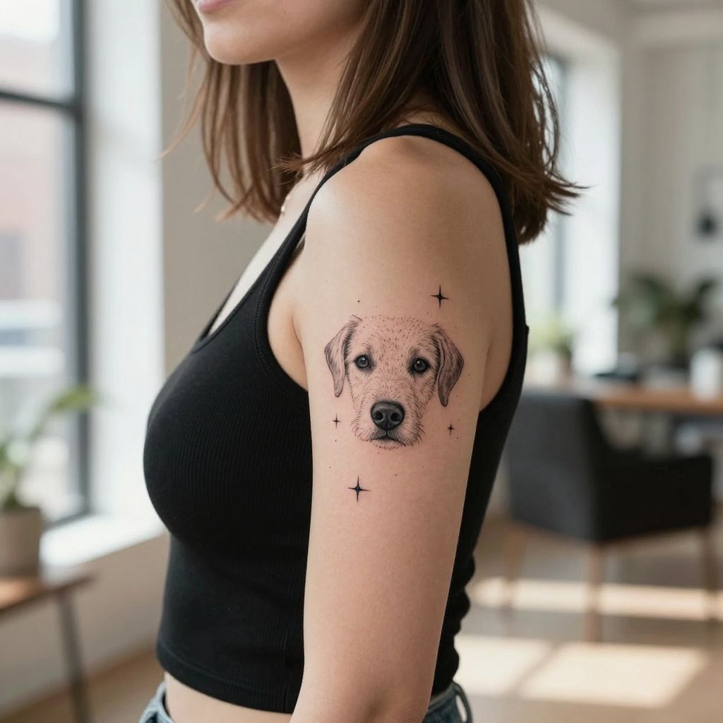dog memorial tattoo ideas 14