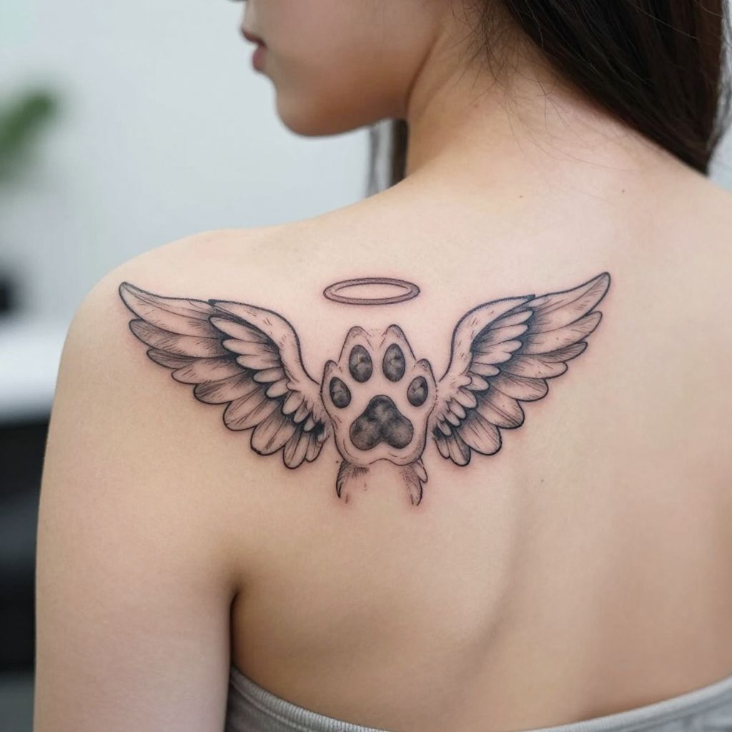 dog memorial tattoo ideas 3
