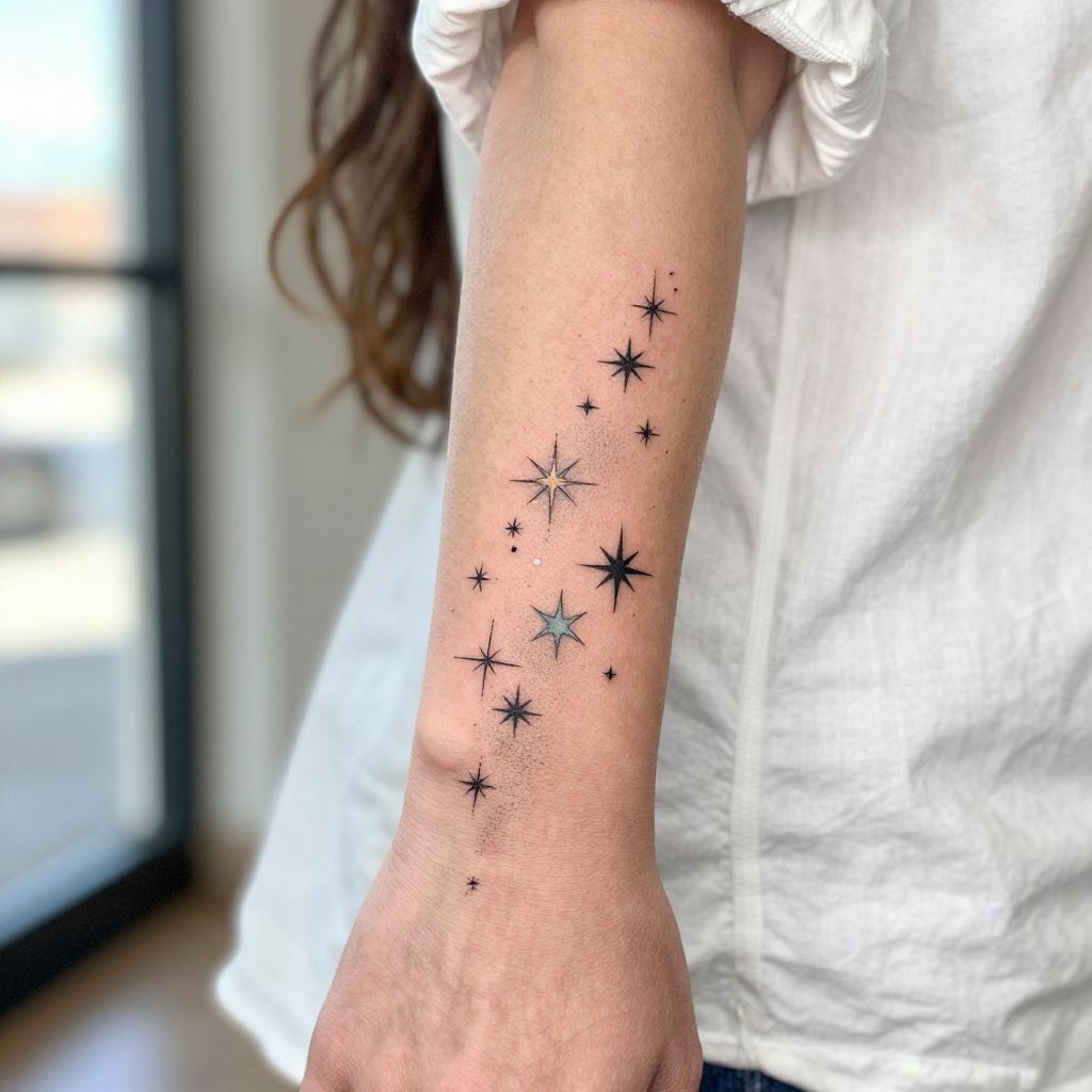 Dotwork Stars and Sparkles