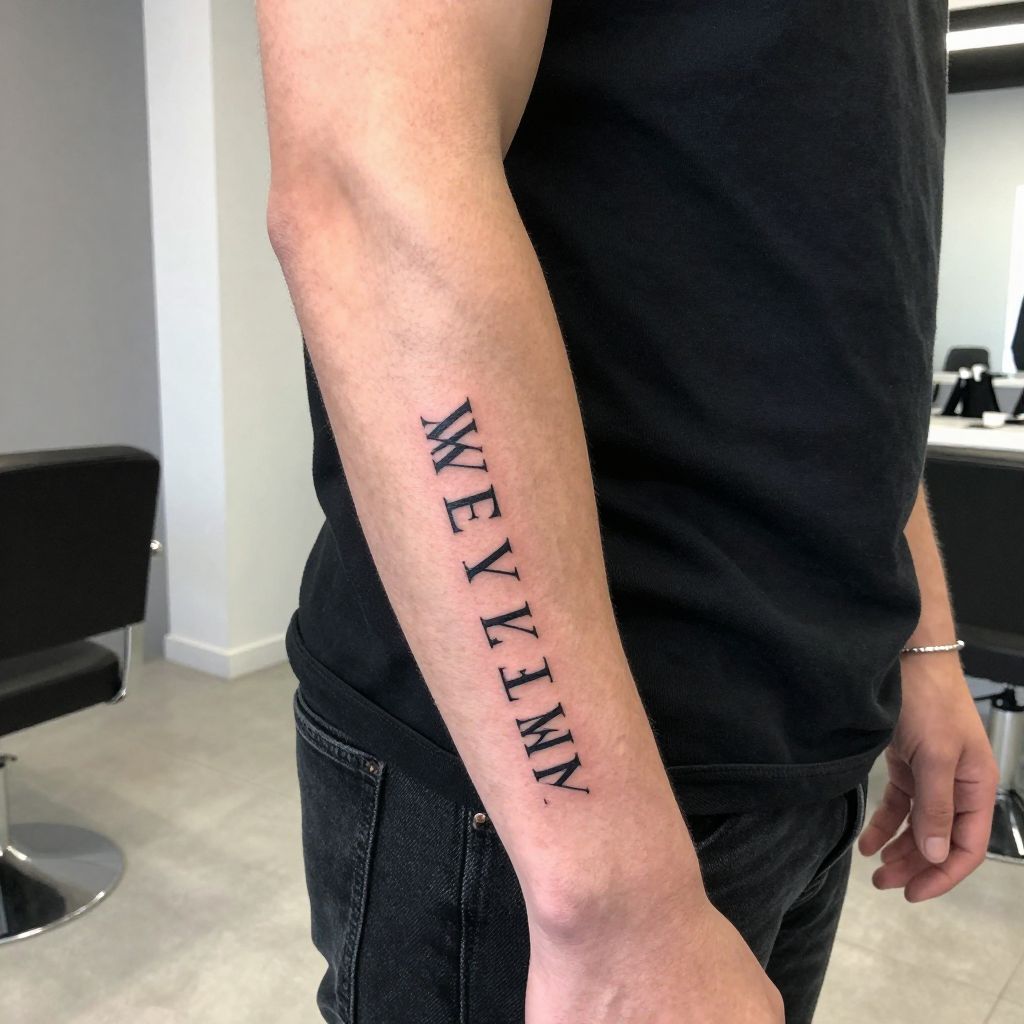 Roman Numeral Tattoo