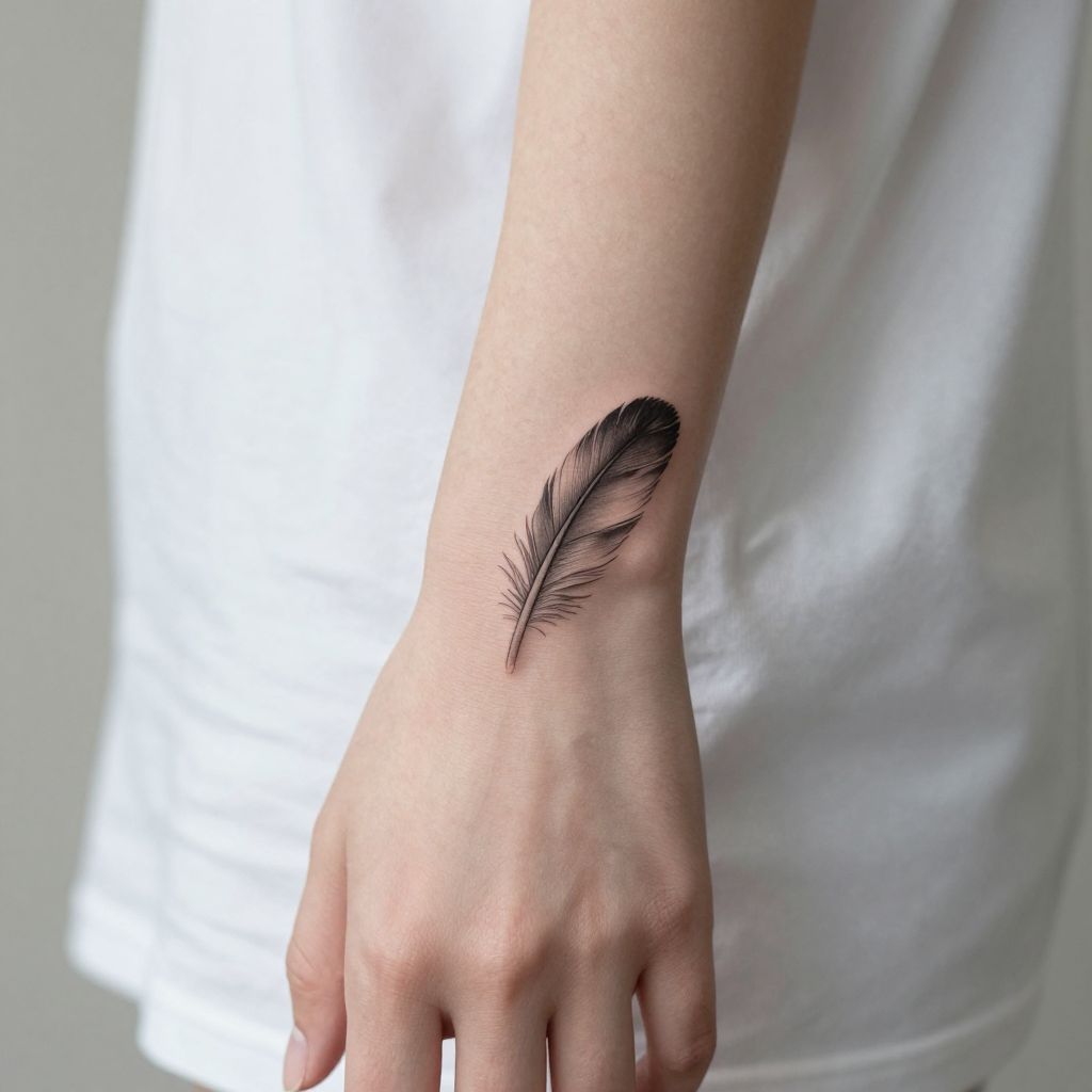 Small Icarus Wing on the Finger