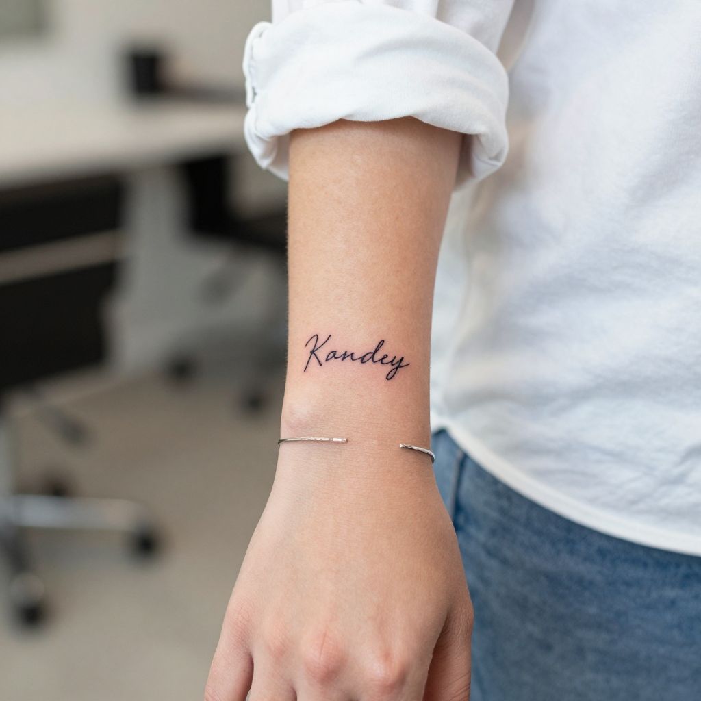 Handwriting Replica Tattoo