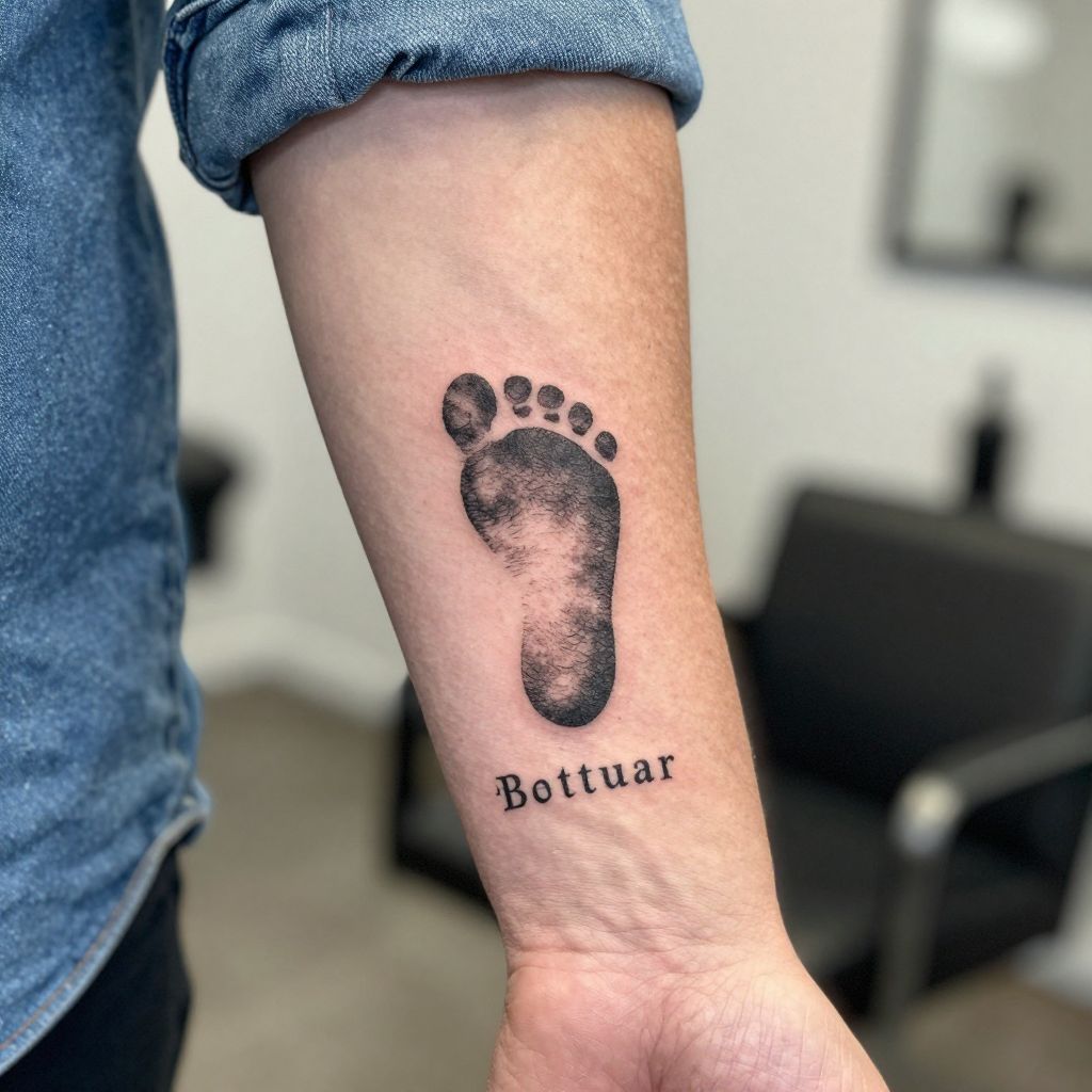 Footprint with Date
