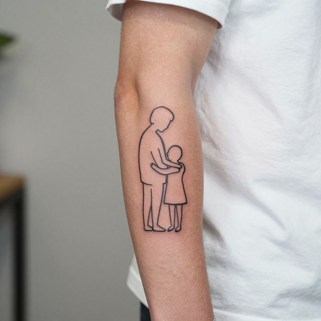 kid tattoo ideas for dads 15
