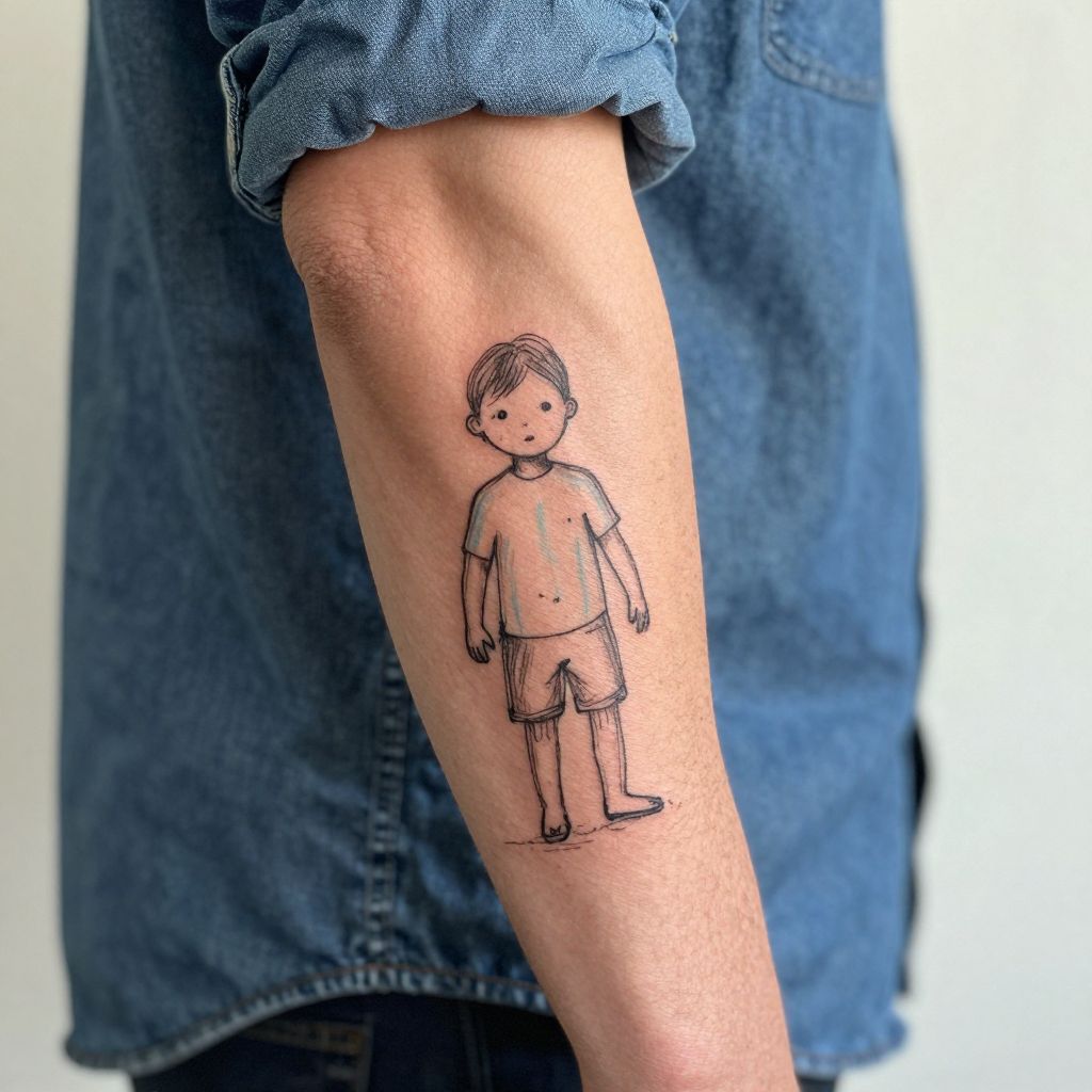 kid tattoo ideas for dads 3