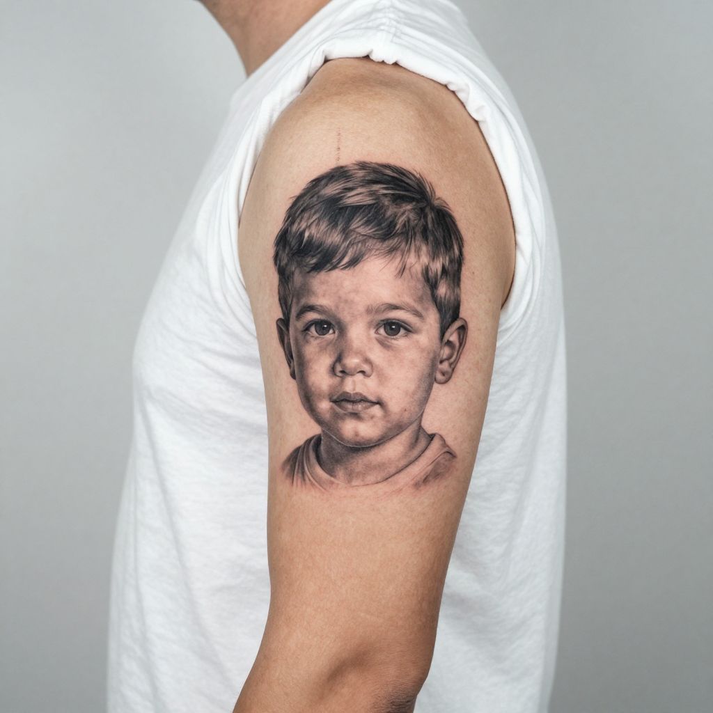 kid tattoo ideas for dads 4