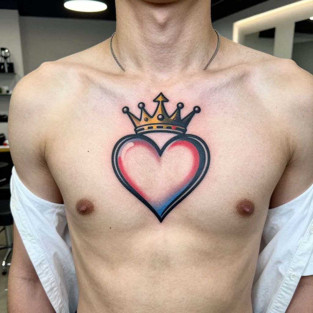 Crown and Heart Combination
