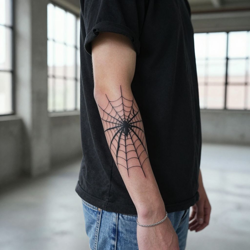 Spider Web Tattoo