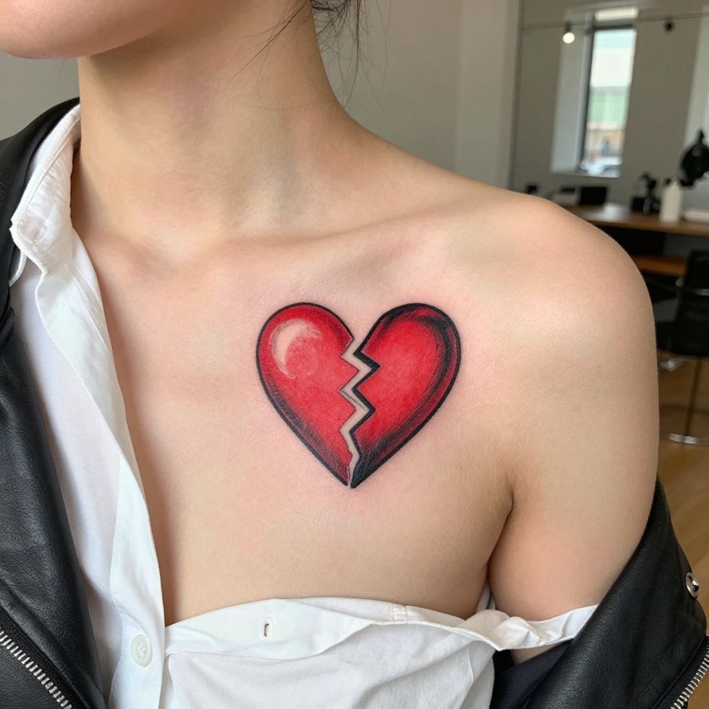 Broken Heart Tattoo