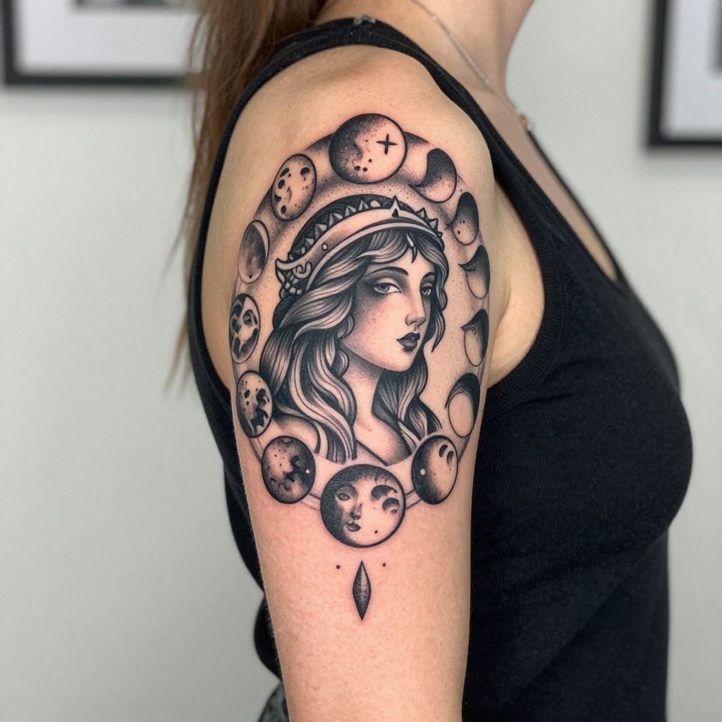 Lilith with Moon Phases