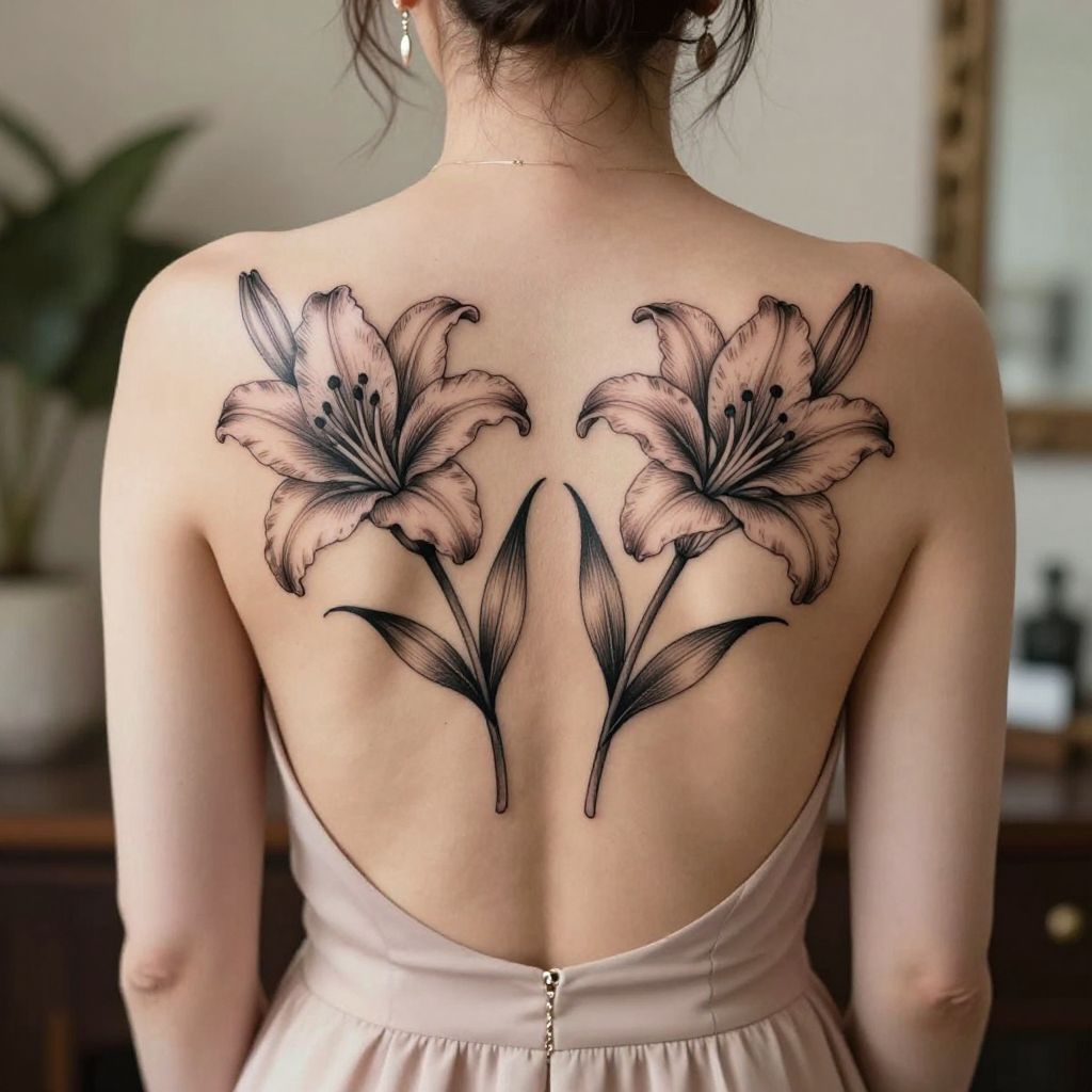 Two Lilies in Symmetry