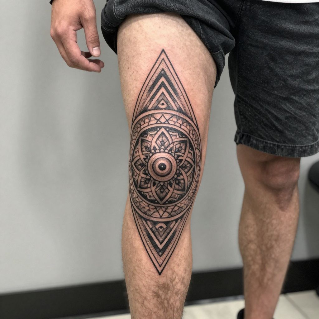 Sacred Geometry Knee To Thigh Flow