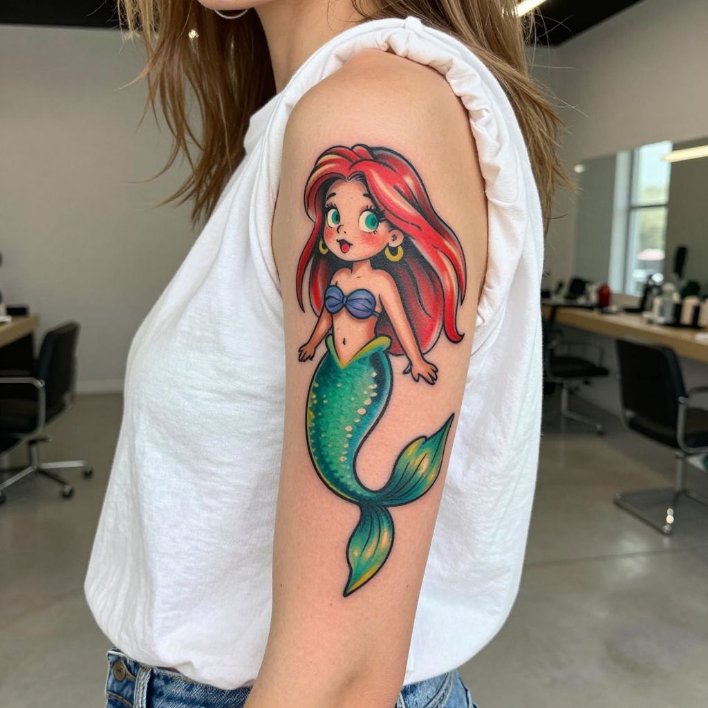 Cartoon Mermaid Fun