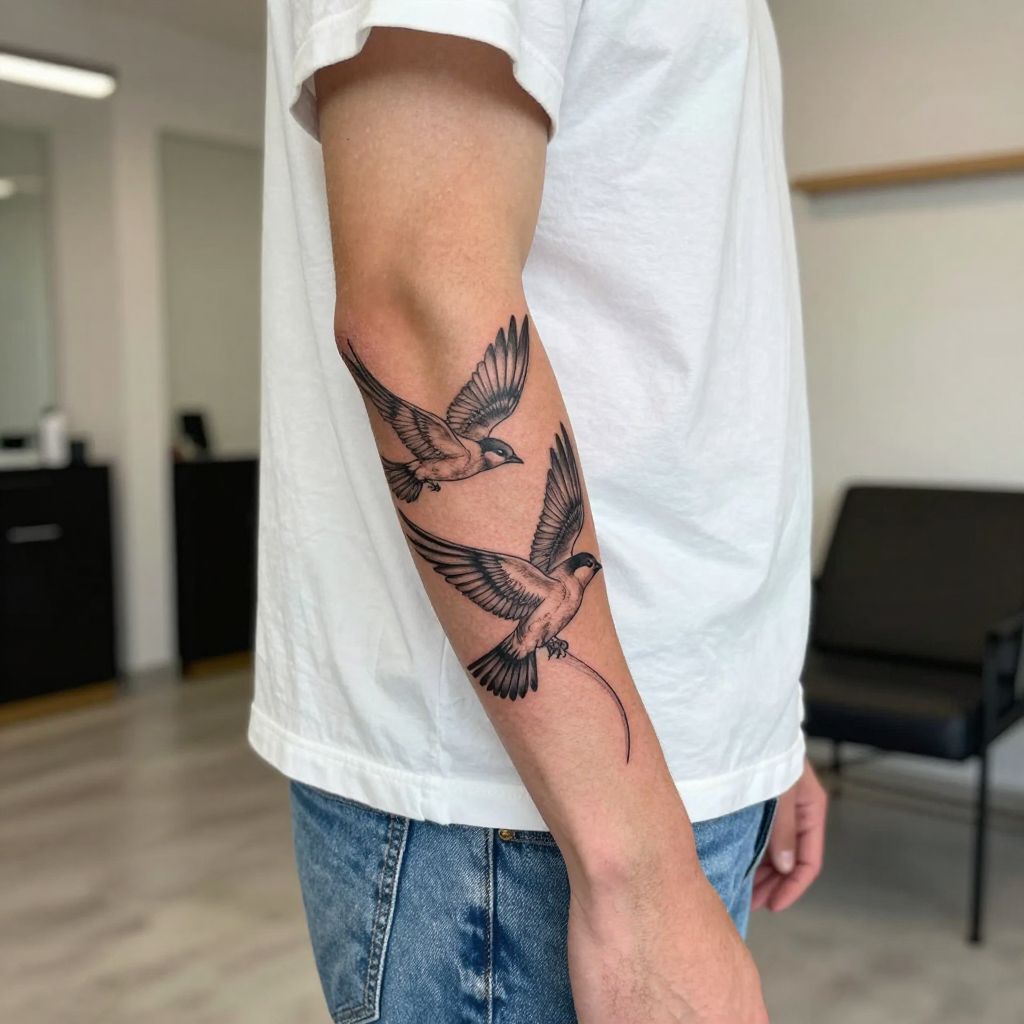Mom and son tattoo idea 10
