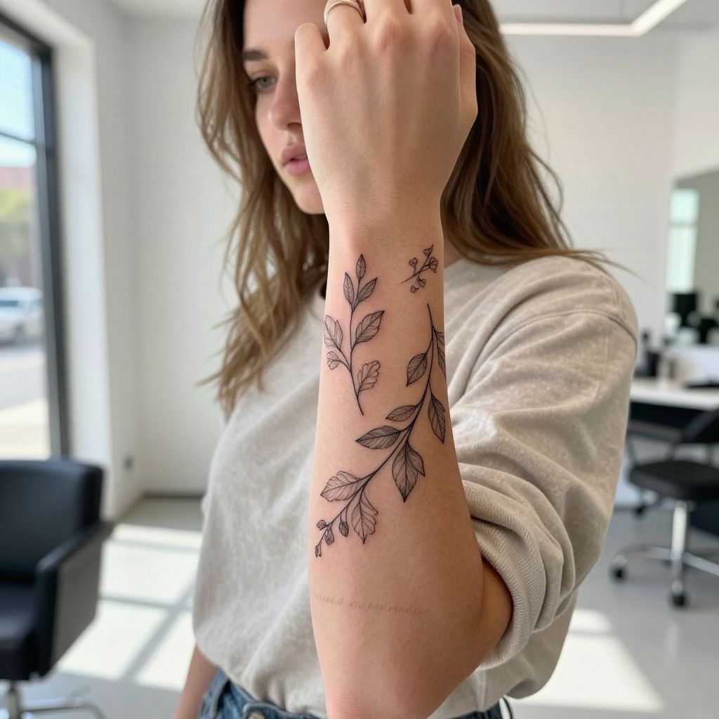 Botanical Line Art
