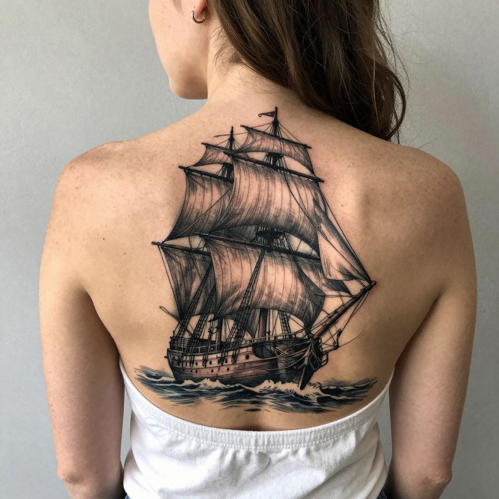 Sailing Ship on the Horizon