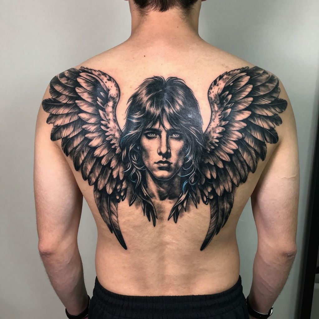 Ozzy With Wings tattoo idea