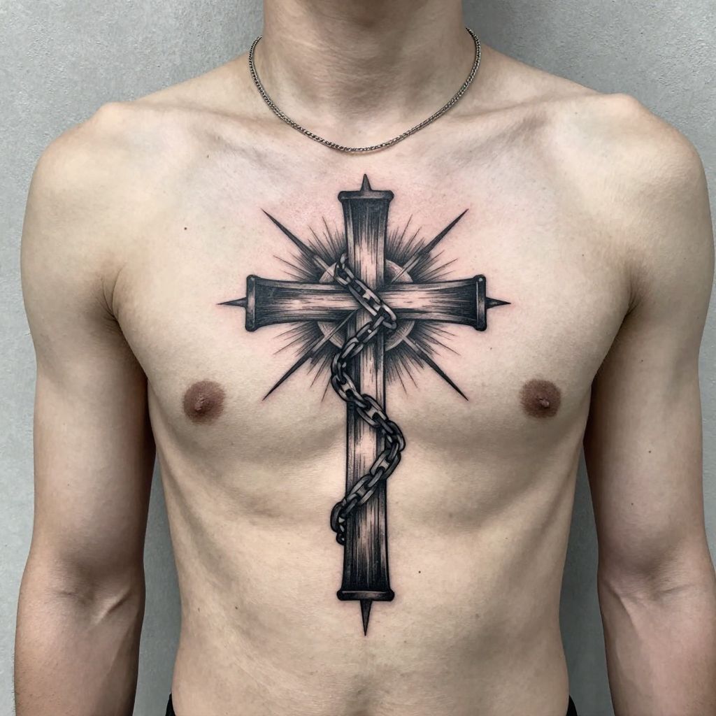 Ozzy and the Cross tattoo idea