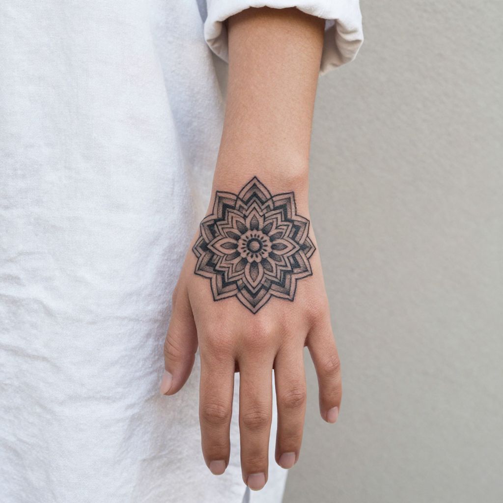 Mandala Magic in the Palm