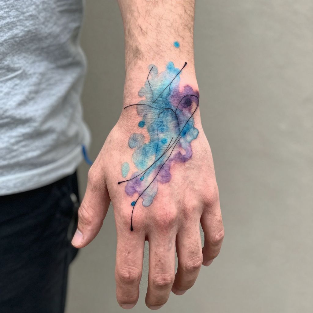 Abstract Watercolor Splash