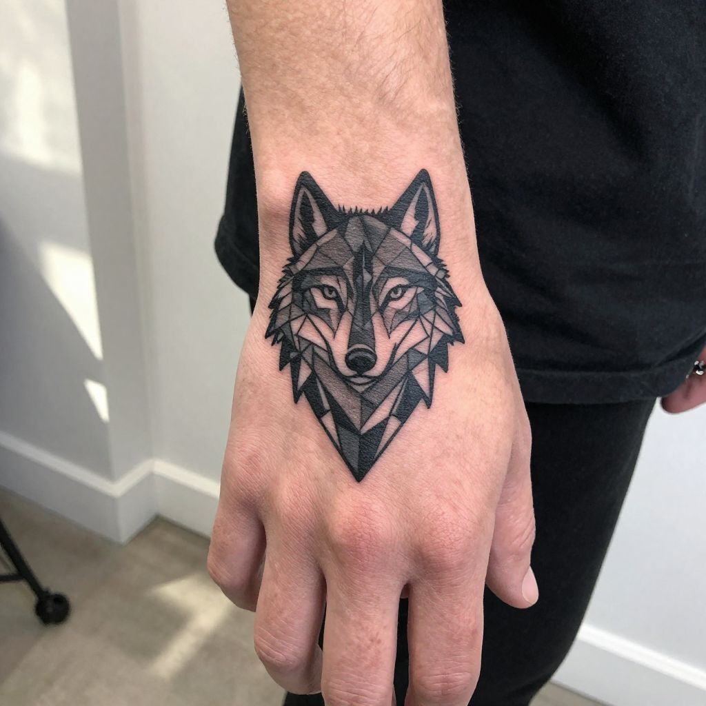 Geometric Animal Silhouette