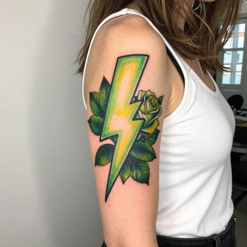 Sailor Jupiter’s Thunderbolt Tattoo