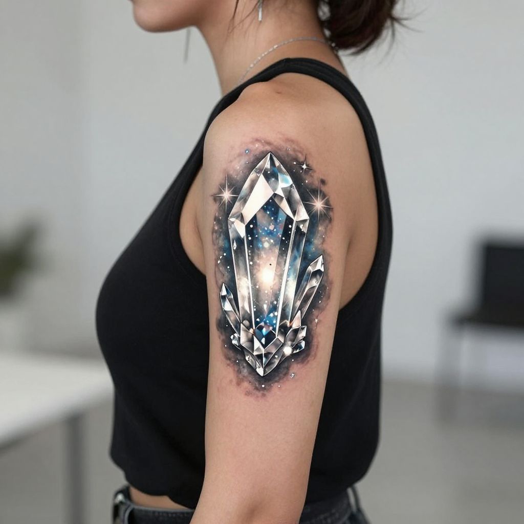 The Silver Crystal Tattoo