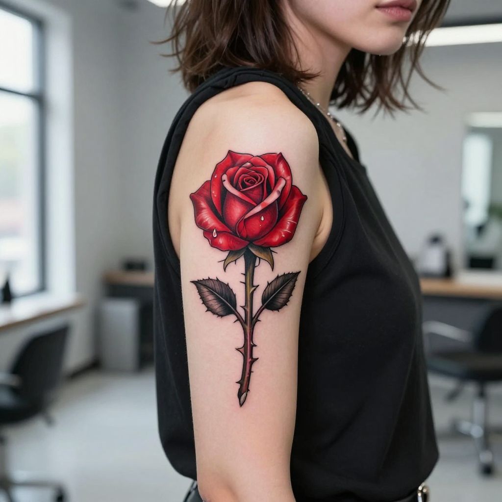 Tuxedo Mask’s Rose Tattoo