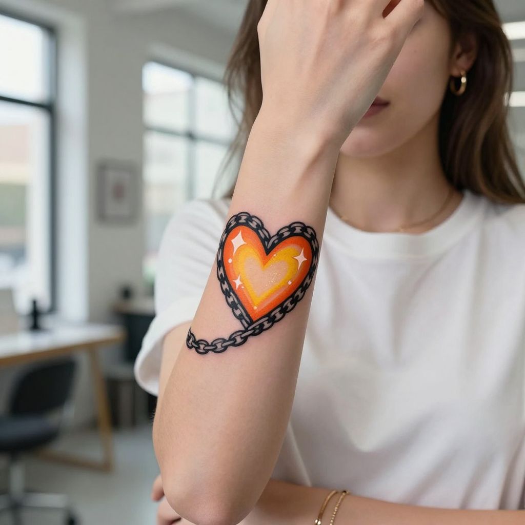 Sailor Venus’ Love Symbol Tattoo