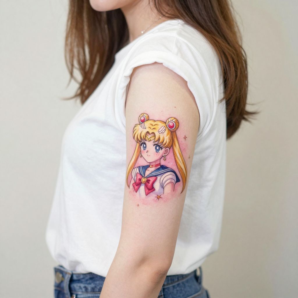 Chibiusa (Sailor Chibi Moon) Tattoo