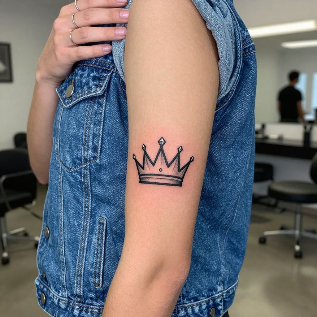 Radiant Crown self love tattoo idea